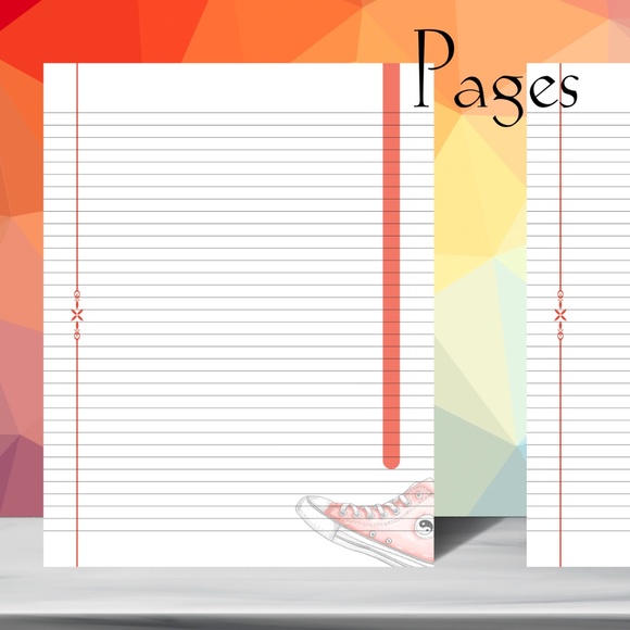 NOTEBOOK 100 PAGES, GLOSSY FINISH, Size : 8.0” x 10.0”, Paperback Cover. - Picture 5 of 5